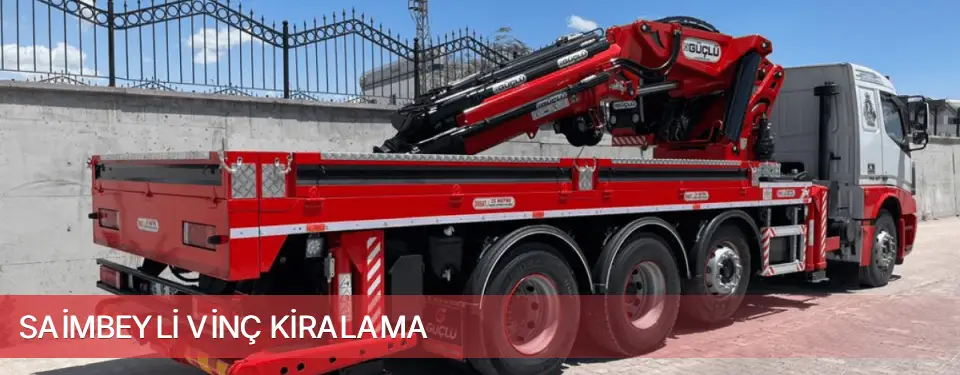 Saimbeyli İlçemi Vinç Kiralama